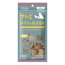 【内容量】20g 【原材料】豚モモ肉 【成分値】粗たんぱく質 86.2％以上、粗脂肪 8.6％以上、粗繊維 0％以下、粗灰分 4.4％以下、粗水分 0.8％以下 熱量（100gあたり）：420kcal 【パッケージサイズ】115×230×30mm 【原産国】日本こだわり素材の旨味を特殊製法で閉じ込めました！ 柔らかい赤身質の豚モモ肉は、豚肉の中でも脂肪が少ない部位です。 また、ビタミンB1の含有量は食品の中でもトップクラス！ ハサミで細かく切ってドライフードのトッピングとしても重宝します。 『ママクック』のこだわり ママクックのフリーズドライ製品は新鮮な素材のみを原料とし、フリーズドライ乾燥前と乾燥後に菌検査を行い、安全であることを確認しております。 同時に水分値計測を行い、製品後に菌が増殖できない状態であることも確認しておりますので安心して与えていただけます。 こだわり★ 1 ～厳選した安全な国産原料のみ使用～ ママクックでは、すべて国産原料を使用し、そのままのおいしさを味わってもらうことを目標としています。 何も加えず無添加で作るということは、歩留まりが悪く、色彩退化も早く、製品にするのは大変なことです。 でもすべては、安心・安全のため、ペットたちの健康維持のためです。 こだわり★ 2 ～おいしさを追求したママクックのフリーズドライ製法～ ママクックのフリーズドライ製法（FD製法）は、安心・安全の国内産の素材を「さばきたて」のまま「極めて新鮮」な状態でフリーズしています。 ドリップを出さないFD製法だからこそ、「味」「香り」「栄養成分」が『生』の状態とほぼ同じレベルで残っているのです。 だから食いつきが断然違います。 獣医師が推奨するおやつ ★ 獣医師 谷口 史奈 氏（猫の診療室モモ 院長） 市販されているおやつの多くには添加物が含まれています。 添加物の中には腎臓や肝臓に影響を与え、健康を害するおそれのある物もあります。 しかし、ママクックは無添加ですので安心です。 また、原材料の栄養素がほぼそのまま残っているのでバランスがよく栄養豊富です。 健康面でも安心安全で、お勧めです。 美味しすぎてポッチャリさんにならないように気をつけてくださいね！ おすすめの食べ方 ママクックのフリーズドライは、その特徴を生かした色々な食べ方が出来ます。 ぜひ、愛犬の好みを見つけて下さい。 ★ そのままで 毎日のおやつやご褒美に最適です。 喉に詰まらないようお口のサイズに合わせて、ハサミで切ったりちぎったりしてあげて下さい。 ★ ほぐしてフードへトッピング 手でほぐしたり、フードプロセッサーなどで細かくして、フード（総合栄養食）に振りかけて下さい。 フードを食べない子や、水を飲んでくれない子などにおすすめの食べ方です。 ★ 水やお湯で戻して ウェットタイプが好みな子には、水分を含ませた状態で食べさせてあげるのもおすすめです。 水で戻したフリーズドライで薬を包んであげると、嫌な薬も食べてくれます。 ★ 手作り食の素材に ほぼ生の味や栄養素を保っていますので、食材としても最適です。 生の食材を使うのは面倒な時や手軽に一品加えたい時に役立ちます！ ※フリーズドライ品に水分を含ませた場合は常温保存ができなくなります。お早めに与えて下さい。 給餌量目安 犬の大きさ（体重） 給与量目安 幼犬・超小型成犬（5kg未満） 2g～3g 小型成犬（5～10kg） 3g～6g 中型成犬（10～20kg） 6g～10g 大型成犬（20kg以上） 10g～ スペック 【内容量】20g 【原材料】豚モモ肉 【成分値】粗たんぱく質 86.2％以上、粗脂肪 8.6％以上、粗繊維 0％以下、粗灰分 4.4％以下、粗水分 0.8％以下 熱量（100gあたり）：420kcal 【パッケージサイズ】115×230×30mm 【原産国】日本 &raquo;『ママクック 犬用』全商品はこちら