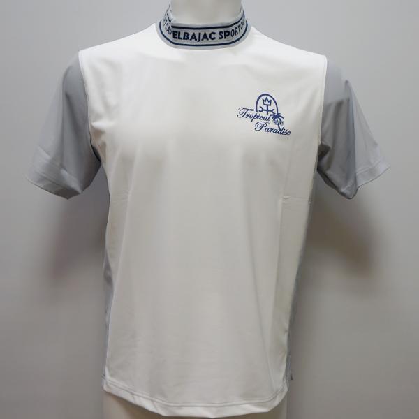 Rakuten - カステルバジャック スポーツ・25 春夏 SS 新作・サラカラ モックネック 半袖Tシャツ(L)(LL)7235272108-01