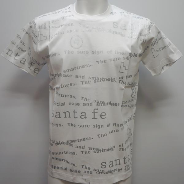 Rakuten - サンタフェ・25 春夏 SS 新作・コットンスムース 総柄プリント 半袖Tシャツ(L)(LL)(3L)(4L)25-83801-002