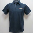 サンタフェ・24 春夏 SS 新作・リンクス千鳥格子 半袖ポロシャツ(L)(LL)(3L)24-81823-098(4)