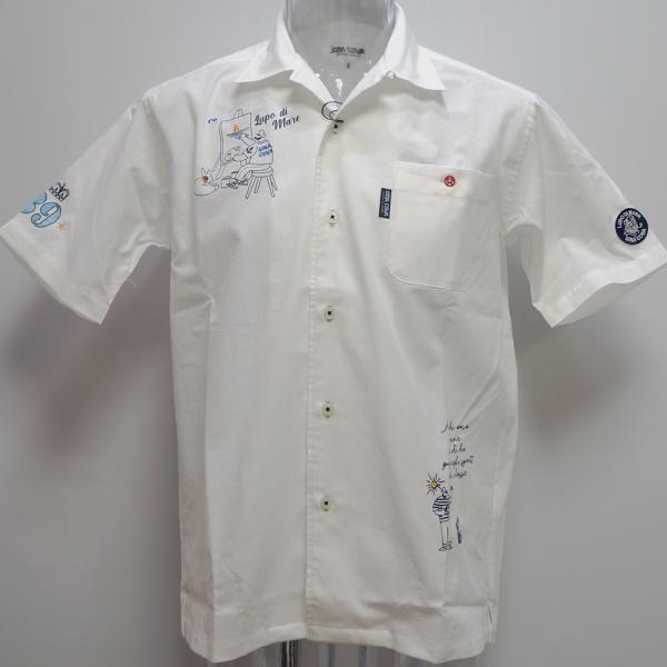 (SALE)シナコバ・23 春夏 SS 新作・半袖オープンシャツ(キングサイズ)(3L)23124526-110-Kのサムネイル