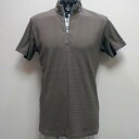 (SALE)サンタフェ・23 春夏 SS 新作・半袖ZIPUPポロシャツ(L)(LL)(3L)23-85823-056