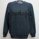 (SALE)サンタフェ・23 AW 秋冬・ワッフル 丸首 トレーナー(54)(4L)23-86459-019-54 キングサイズ(4)
