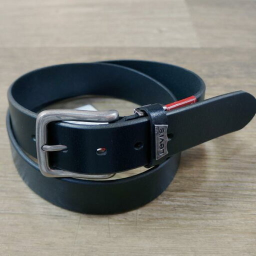 Levi's リーバイス レザー ベルト 牛革 15519020-BLK Levi's リーバイス レザー ベルト 牛革 15519020-BLK