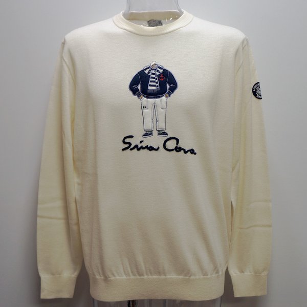 シナコバセーター シナコバ セーターの通販 SINA シナコバ☆ビッグロゴ刺繍☆コットンニット SINACOVA(シナコバ) (1ページ目)