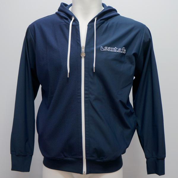 Rakuten - サンタフェ・26 春夏 SS 新作・エコブルー フルZIP パーカー(L)(LL)(3L)(4L)26-85810-098