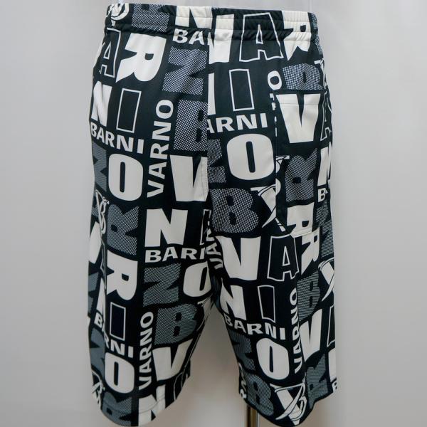 バーニヴァーノ・24 春夏 SS 新作・BVロゴプリント ポリエステル ショートパンツ(M)(L) BSS-NPH5079-09 BARNI VARNO (M)(L)