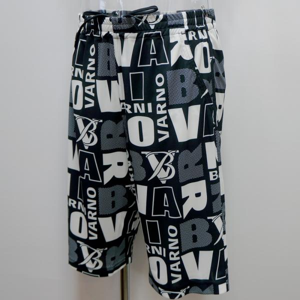 バーニヴァーノ・24 春夏 SS 新作・BVロゴプリント ポリエステル ショートパンツ(M)(L) BSS-NPH5079-09 BARNI VARNO (M)(L)