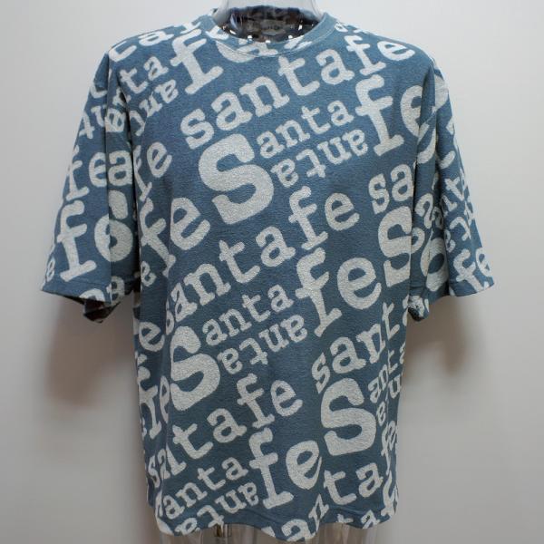 サンタフェ・24 春夏 SS 新作・ロゴパイル オーバーサイズ 半袖 Tシャツ(L)(LL)(3L)