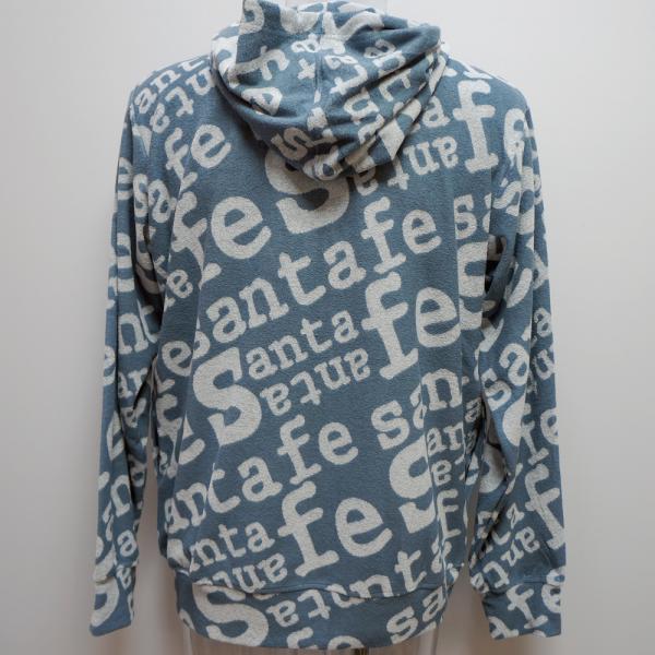 サンタフェ・24 春夏 SS 新作・ロゴパイル フルジップ パーカー(54)(4L)24-81461-096-54　キングサイズ