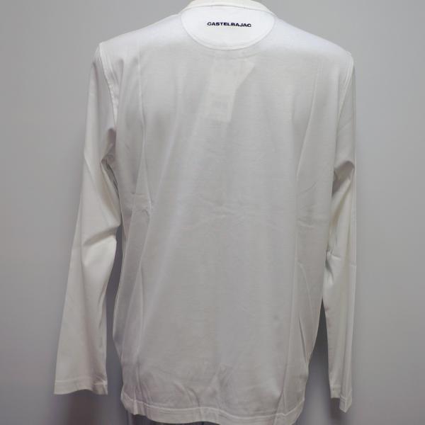 カステルバジャック・24 秋冬 AW・新作・前ニット 長袖Tシャツ(L)(LL)7214371115-01