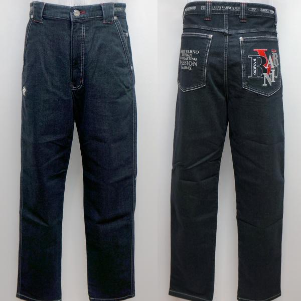 バーニヴァーノ・24 秋冬 AW 新作 BVロゴ刺繍 ジーンズ(85)(88)(91)(95)(100)BAW-NJZ5158-09 BARNI VARNO