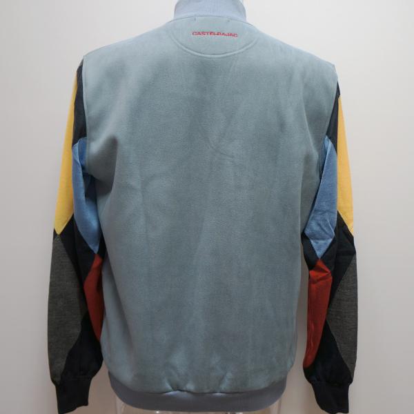 カステルバジャック・23 秋冬 AW・新作・袖ニット ZIPUP トレーナー(M)(L)(LL)7213470120-54
