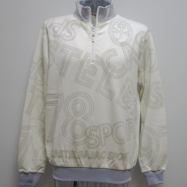 Rakuten - カステルバジャック スポーツ・24 秋冬 AW・新作・裏起毛 大柄プリント ZIPUP トレーナー(L)(LL)7234470108-01