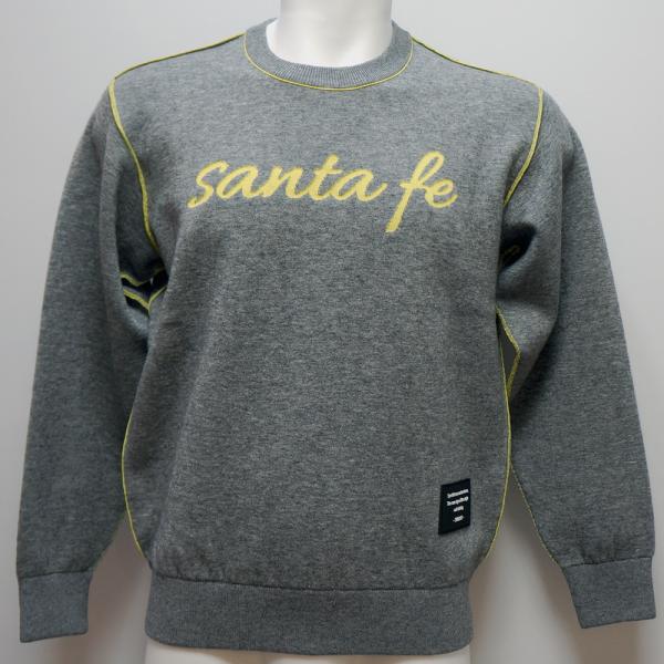 サンタフェ・24 秋冬 AW 新作・フロントロゴ 丸首 セーター(54)(4L)24-12851-017-54　キングサイズ