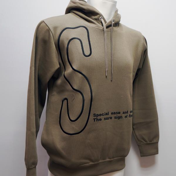 サンタフェ・24 AW 秋冬・ビッグSF刺繍 パーカー トレーナー(L)(LL)(3L)24-82809-058