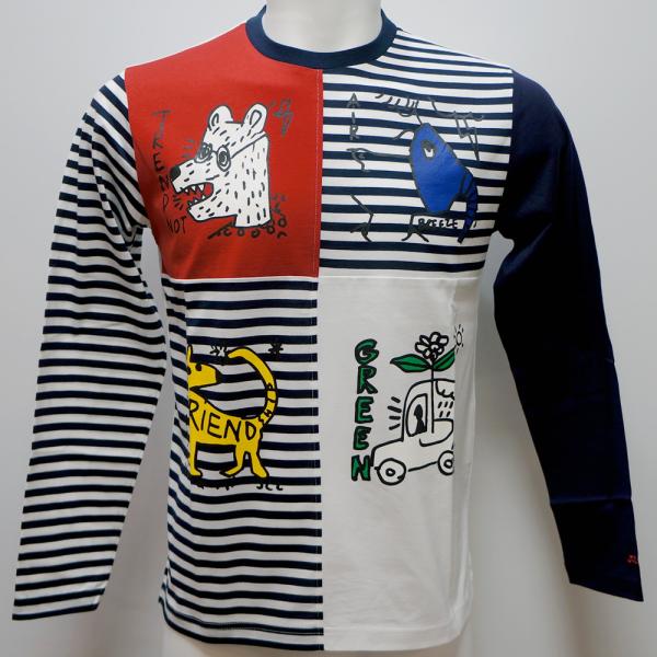 カステルバジャック・25 春夏 SS・新作・長袖Tシャツ(M)(L)(LL)7215171174-01