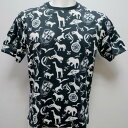 カステルバジャック・24 春夏 SS 新作・総柄昇華転写 半袖Tシャツ(L)(LL)7214272120-99(4)