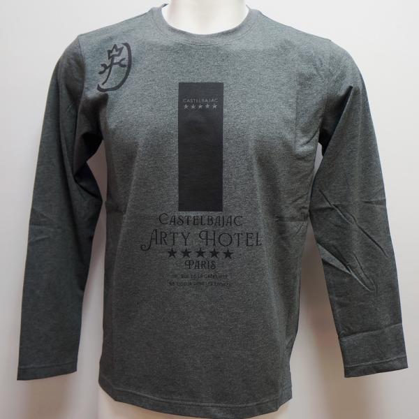 Rakuten - カステルバジャック・25 春夏 SS・新作・JCCホテル柄 長袖Tシャツ(M)(L)(LL)7215171111-97