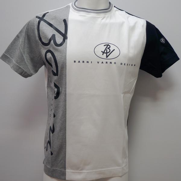 Rakuten - バーニヴァーノ・ロゴプリント 半袖 Tシャツ(M)(L) 25 春夏 SS 新作 BSS-OTH5226-01 BARNI VARNO (L)(M)