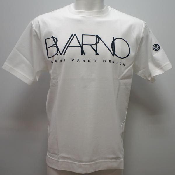Rakuten - バーニヴァーノ・ロゴプリント 半袖 Tシャツ(L) 25 春夏 SS 新作 BSS-OTH5239-01 BARNI VARNO (L)