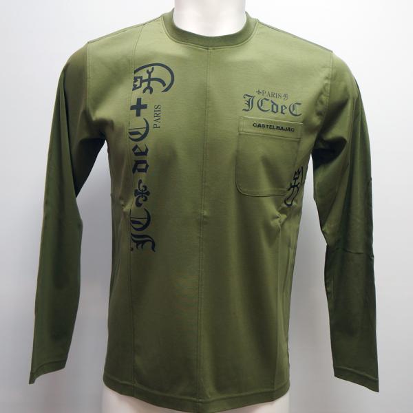 Rakuten - カステルバジャック・25 秋冬 AW・新作・コットンスムース 切り替え 長袖Tシャツ(M)(L)(LL)7215371114-37