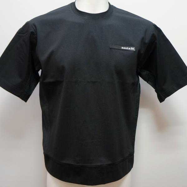 Rakuten - サンタフェ・25 春夏 SS 新作・ポンチ×タフタ オーバーサイズ 半袖Tシャツ(L)(LL)(3L)25-83406-019