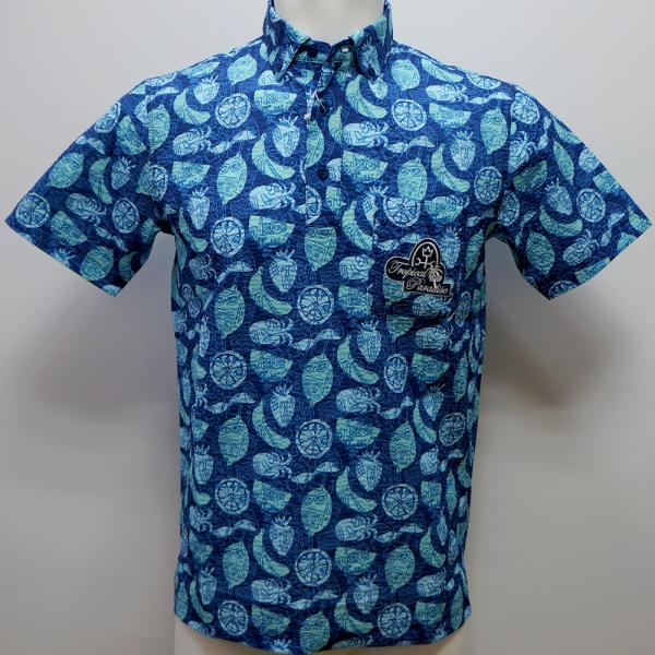 Rakuten - カステルバジャック スポーツ・25 春夏 SS・トロピカル総柄 半袖ポロシャツ(M)(L)(LL)7235274106-59