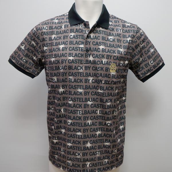 Rakuten - カステルバジャック スポーツ・26 春夏 SS・ロゴ総柄 半袖ポロシャツ(L)(LL)7236174152-17