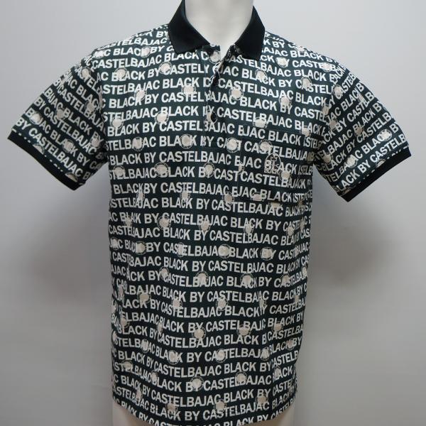 Rakuten - カステルバジャック スポーツ・26 春夏 SS・ロゴ総柄 半袖ポロシャツ(L)(LL)7236174152-99