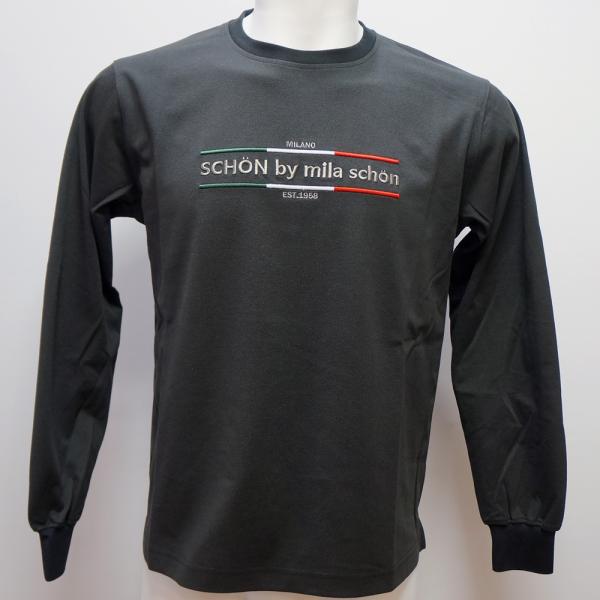 Rakuten - （schon）by mila schon・26 春夏 SS 新作・長袖 Tシャツ(L)(LL)7326171107-99　ミラ・ショーン
