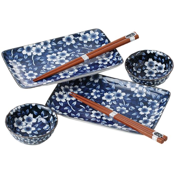 和食器 鉢 小鉢 角皿 染付シリーズ だんらんセット ペア 美濃焼 日本製 食洗機対応 電子レンジ対応 ラッピング対応 のし対応 皿 お皿 中皿 中鉢 おしゃれ かわいい