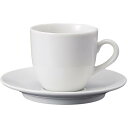 コーヒーカップ コーヒー碗皿 ベーシック アメリカン カップ&ソーサー 磁器 美濃焼 日本製 喫茶店 カフェ レストラン 食器 食洗機可 電子レンジ可 セット ...
