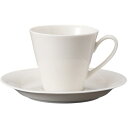 コーヒーカップ コーヒー碗皿 クリームホワイト カップ&ソーサー 磁器 美濃焼 日本製 喫茶店 カフェ レストラン 食器 食洗機可 電子レンジ可 セット おしゃれ かわいい シンプル 白 ホワイト 業務用