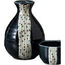 酒器セット 徳利 とっくり おちょこ セット 濃紺玉すだれ徳利 小 徳利&盃(2個)セット お猪口 プレゼント 酒器 日本酒 ギフト グラス 酒 器 冷酒 熱燗...