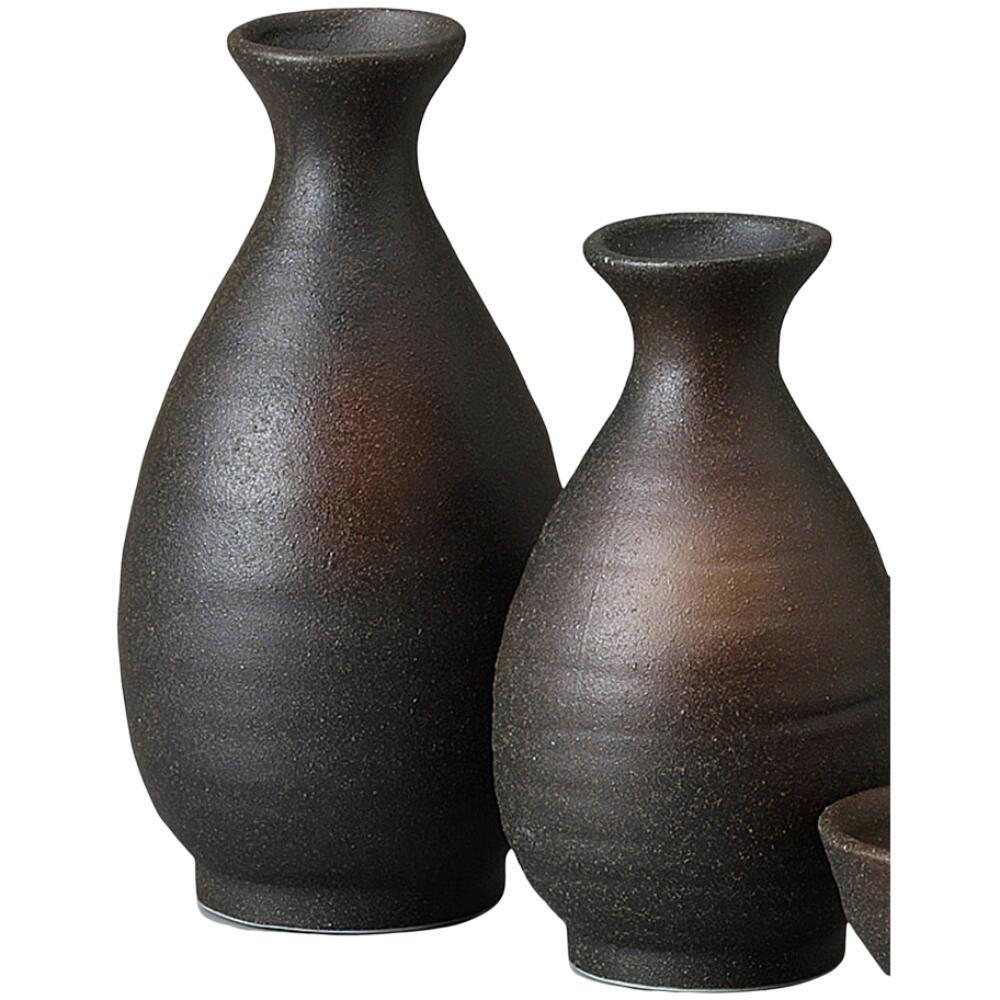 酒器セット 徳利 とっくり おちょこ セット 黒錆1号徳利 徳利＆盃（2個）セット お...