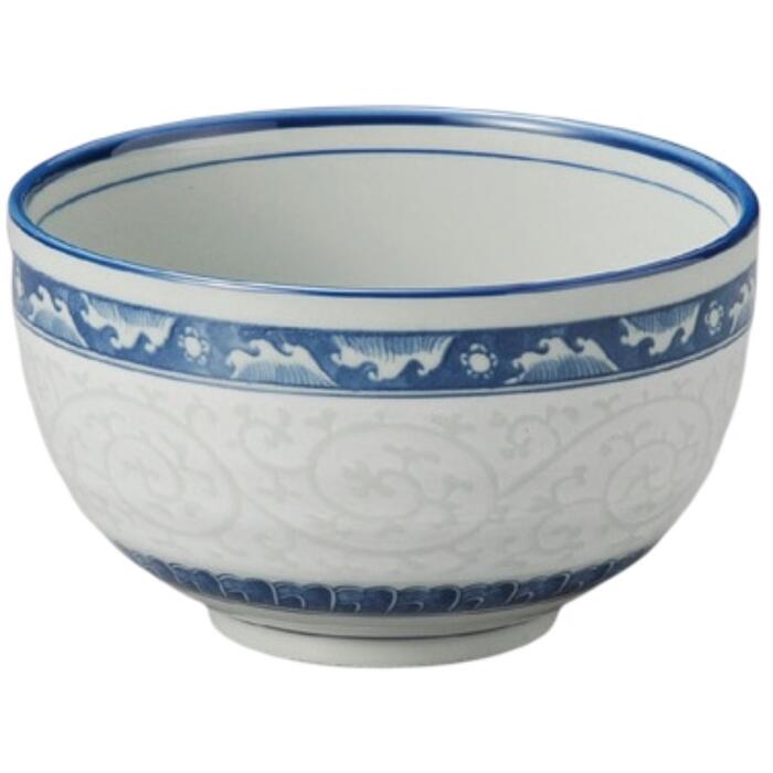 丼 どんぶり 波唐草4.6多用丼 丼ぶり 美濃焼 日本製 和食器 どんぶり鉢 丼鉢 ボウル 食器 うどん 鉢 うどん丼ぶり 蕎麦どんぶり 麺鉢 おしゃれ