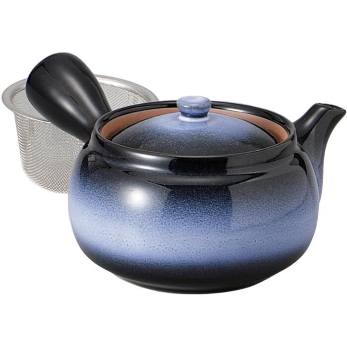 急須 ポット オーロラ 急須（カゴアミ付） 茶器 日本製 陶器 おしゃれ かわいい 食洗機対応 カフェ 来客用 業務用 お茶のサムネイル