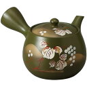 急須 ポット 緑泥ぶどう急須(さわやかアミ)茶器 カフェ 日本製 陶器 おしゃれ かわいい 食洗機対応 カフェ 来客用 業務用 お茶
