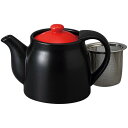 ポット ティーポット カラーマルチポット 黒・赤 陶器 陶磁器 食洗機対応 POT おしゃれ かわいい カフェ 喫茶店 店舗 業務用