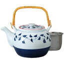 土瓶 呉須唐草 8号 どびん 陶器 陶磁器 食洗機対応 おしゃれ かわいい 急須 来客 オフィス 業務用 宴会 会議 法事
