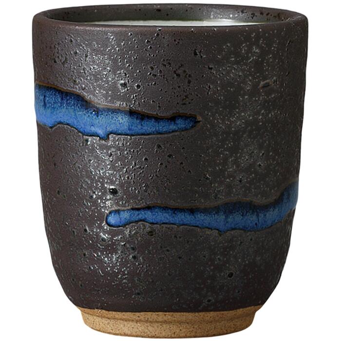 湯呑 寿司湯呑 清流寿司湯呑 陶器 美濃焼 日本製 食洗機対応 電子レンジ対応 寿司屋 すし屋 お土産 おみやげ 業務用 大湯呑