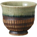 湯呑 ゆのみ 煎茶碗 千茶碗 灰釉十草煎茶 陶器 湯呑み茶碗 日本製 美濃焼 食洗機対応 電子レンジ対応 食器 和食器 料亭 旅館 ホテル 業務用 来客用 お茶 日本茶 緑茶 桜茶 おしゃれ かわいい