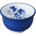 湯呑 ゆのみ 煎茶碗 千茶碗 呉須巻中菊厚口 陶器 湯呑み茶碗 日本製 美濃焼 食洗機対応 電子レンジ対応 食器 和食器 料亭 旅館 ホテル 業務用 来客用 お茶 日本茶 緑茶 桜茶 おしゃれ かわいい