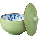 湯呑 ゆのみ 煎茶碗 千茶碗 緑巻桔梗絵蓋付汲出 陶器 湯呑み茶碗 日本製 有田焼 食洗機対応 電子レンジ対応 食器 和食器 料亭 旅館 ホテル 業務用 来客用 お茶 日本茶 緑茶 桜茶 おしゃれ かわいい