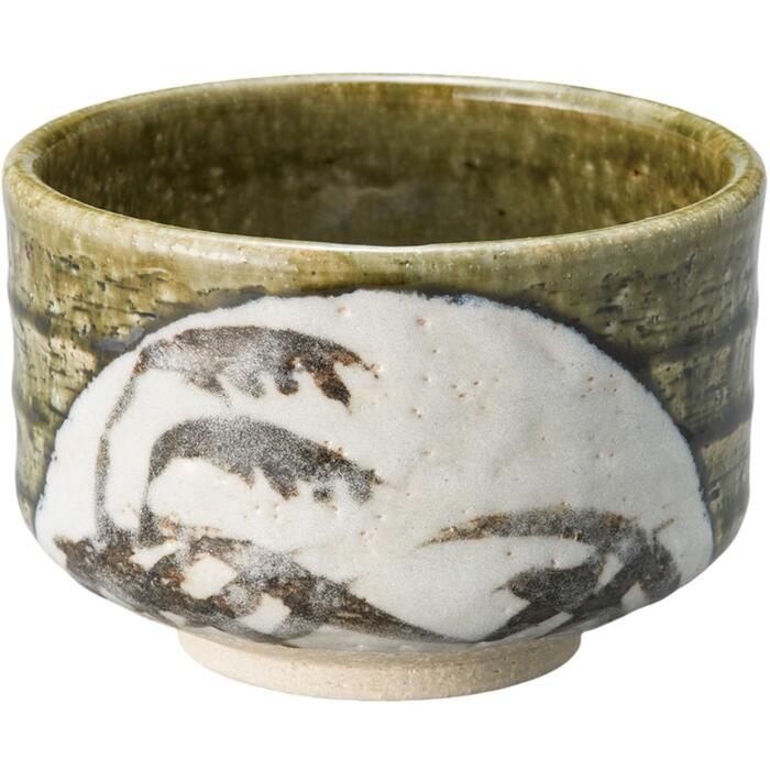 抹茶碗 抹茶茶碗 織部芦茶碗（ボール箱入） 陶器 美濃焼 日本製 食洗機対応 抹茶椀 お抹茶 抹茶 まっちゃ お茶碗 茶碗 茶器 茶道具 茶道 お茶会 器 うつわ 陶器 おしゃれ