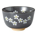抹茶碗 抹茶茶碗 花絵黒茶碗 陶器 美濃焼 日本製 食洗機対応 抹茶椀 お抹茶 抹茶 まっちゃ お茶碗 茶碗 茶器 茶道具 茶道 お茶会 器 うつわ おしゃれ ...