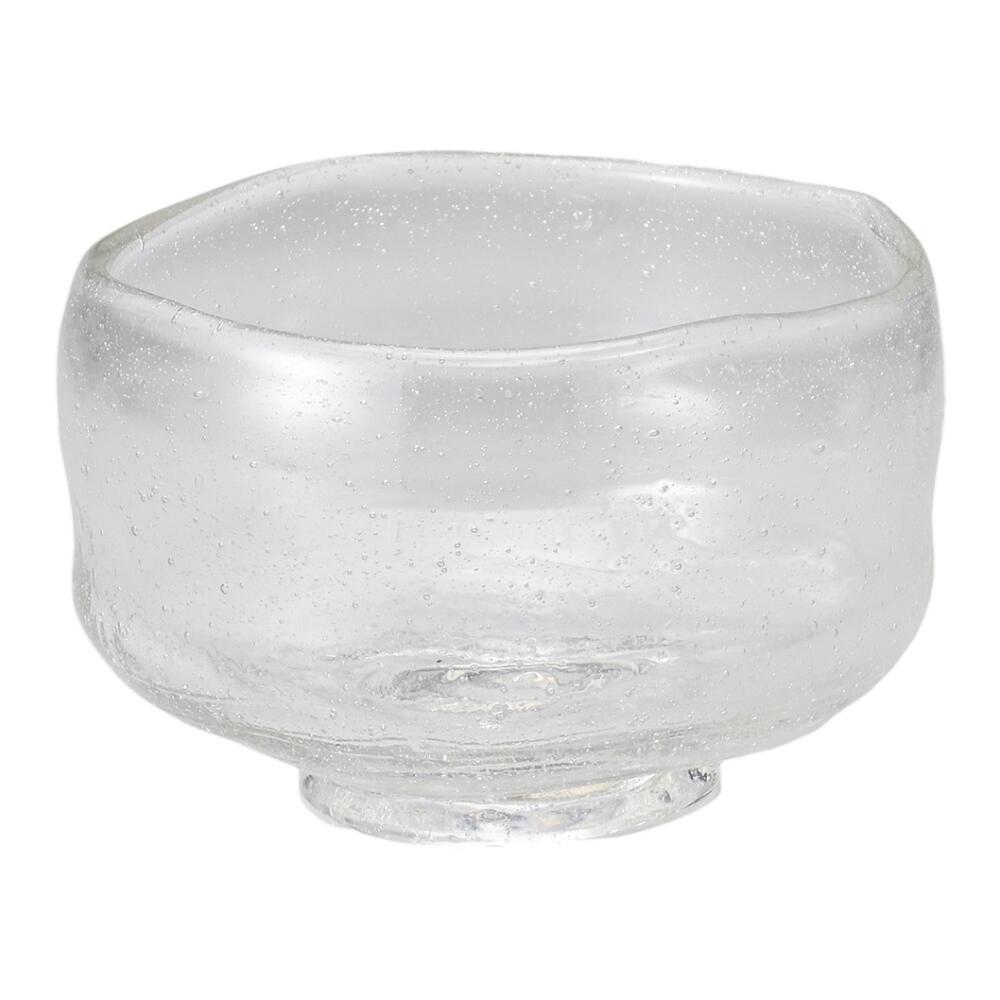 抹茶碗 抹茶茶碗 吹ガラス 抹茶碗 クリアー ガラス 硝子 食洗機対応 抹茶椀 お抹茶 抹茶 まっちゃ お茶碗 茶碗 茶器 茶道具 茶道 お茶会 器 うつわ おしゃれ お洒落