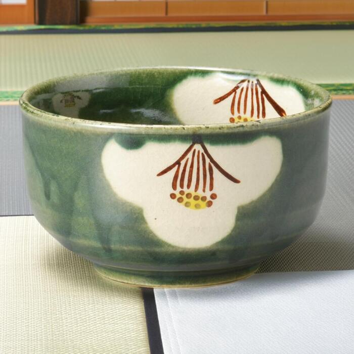 茶道具抹茶碗美濃焼織部梅抹茶碗美濃...