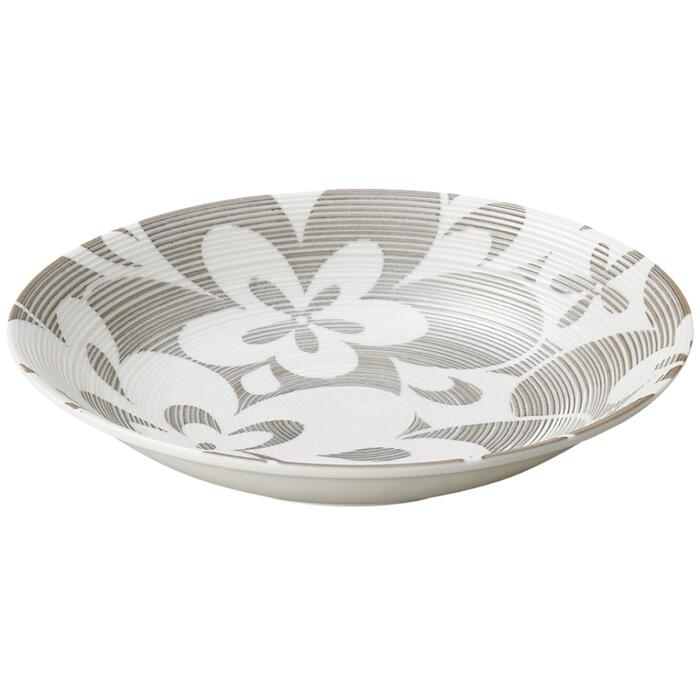 洋食器 鉢 ボウル 花詩5．5寸鉢（グレー） 磁器 陶磁器 美濃焼 日本製 BOWL ボール 器 食器 おしゃれ シンプル カフェ 喫茶店 お店 店舗 業務用 サラダボウル